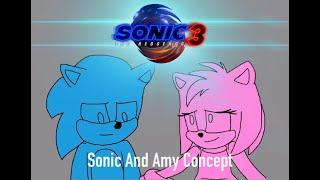 Sonic the Hedgehog 3 Concept Scene Animation - “Sonic And Amy” (Amy Shares Her Past)