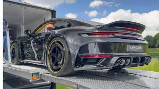 Porsche BRABUS 900R Rocket | Startup, Engine Sound & Unloading of the truck | 1 of 25