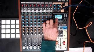 TASCAM Model 12 PC Audio Return Issue | Song Mixdown demonstration