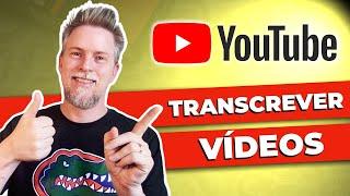 TRANSCREVER VÍDEO EM TEXTO - Como Transcrever Vídeos do Youtube [GRÁTIS!]