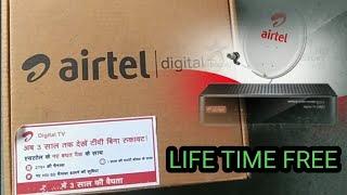 How to airtel dth free to. freeto air settopbox unboxing