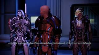 Mass Effect 2: Legion remarks on the citadel geth attack