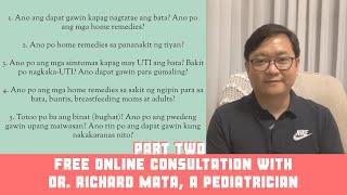 Home remedies sa sakit sa tiyan ng bata, pagtatae, UTI, sakit sa ngipin, at binat | DR RICHARD MATA