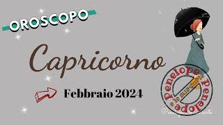 CAPRICORNO ️ OROSCOPO FEBBRAIO 2024  ⭐️ Cielo Del MESE 