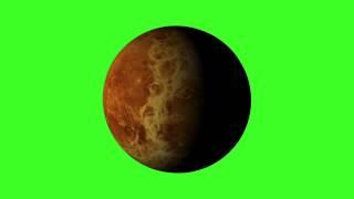 Green Screen Planet Venus