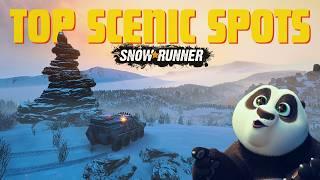 SnowRunner Scenic Tour - Hidden Treasures from Base Maps to New Seasons