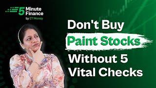 Paint Stock Investing: 5 Essential Tips You Need To Know! What's Behind The Paint Stocks Decline?