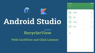 Recyclerview In Android Studio - Onclick open new activity