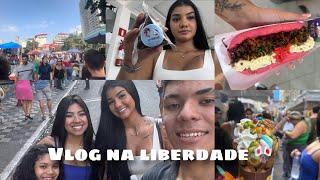 VLOG | INDO NA LIBERDADE PELA PRIMEIRA VEZ | provando comidas