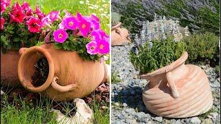 Crafting Natural Paradise  Innovate Garden Design with Stylish Planters and Artistic Compositions