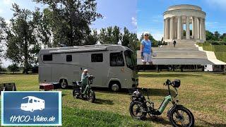 Großer Stellplatz am Lac de Mandine - Frankreich - Viel Platz - auch für große Mobile geeignet.