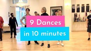 9 DANCES in 10 MINUTES Learn in this Ballroom Dance Course more then in your Entire Life! BASICS