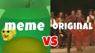 Toreador song meme (Yellow Singing Pufferfish) vs Original Song