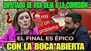 DIPUTADO DE VOX DEJA PANCHADO A LA COMISIÓN, CON EL PROBLEMA QUE TIENE LA INICITIVA SOCIALISTA