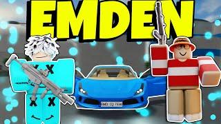 Das ERSTE MAL NOTRUF EMDEN!!! Mit einem YOUTUBER auf RAUBZUG! Notruf Emden Roblox Deutsch