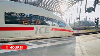 Aachen  to Milan : 11 Hours First-Class Journey  | ICE Train