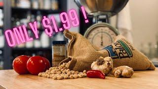 Only $1.99 per serving! At the Counter - Chickpea Curry with Alec Johnson