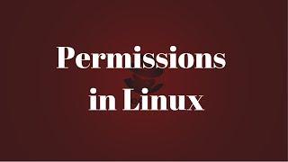 Linux File permissions part1