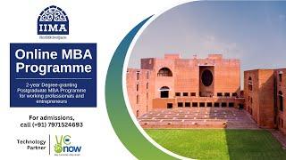 IIM Ahmedabad's Online MBA Degree Programme | Insights Shared by IIMA Faculty