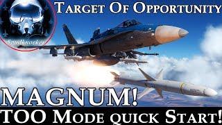 DCS: F/A-18C Hornet | AGM-88 HARM TOO Mode Tutorial! (Target of Opportunity)