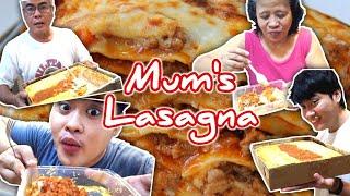 Peyborit na Lasagna ng Umay Fam | Mum's Lasagna | VLOG + Mukbang