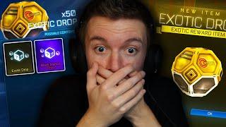 OPENING *50* EXOTIC DROPS IN ROCKET LEAGUE!