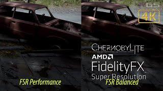 4K test FidelityFX Super Resolution CHERNOBYLITE #FSR #Chernobylite #4K