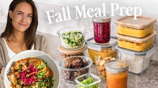 Fall Meal Prep Plan (plant based vegan, 5 days)