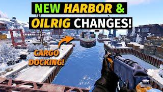 Exploring NEW Harbor & Oil Rig (Rust Staging Branch)