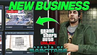 GTA Online Agents Of Sabotage Beginner Guide! (New Business EXPLAINED)