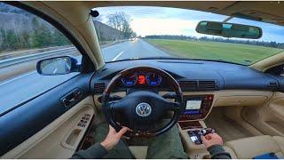 Relaxing Drive Through German Countryside | Passat 2.8 V6 Autobahn Experience