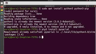 Python Import Error ModuleNotFoundError : No Module Named PySerial In Ubuntu Linux