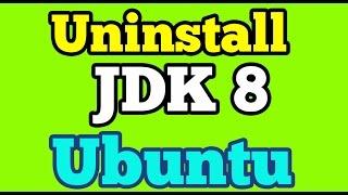 Uninstall Oracle Java Jdk 8 from Ubuntu 14.04 using Terminal