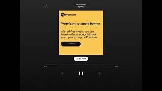 Spotify premium ad