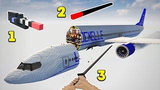 Three Cutters vs BOEING 737 Plane | Teardown