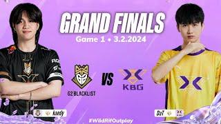 G2B vs. KBG • Game 1 (Bo7) | Grand Finals | WRL Asia 2023 Season 2