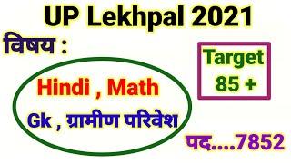 UP LEKHPAL 2021 SYLLABUS | UP LEKHPAL BHARTI 2021 SYLLABUS | UP LEKHPAL SYLLABUS 2021