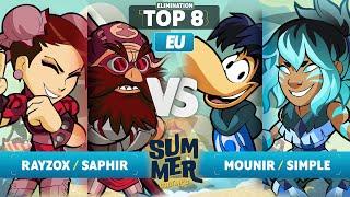 Simple & Mounir vs Rayzox & Saphir - Elimination Top 8 - Summer Championship 2023 - EU 2v2