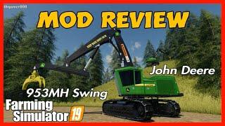 John Deere 953 Swing Mod Review fs19 #fs19modsreview fs19 mods ps4