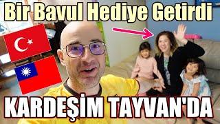 KARDEŞİM Tayvan'a Geldi Bir BAVUL Hediye Açtık 【Hikaye Vlog 8】