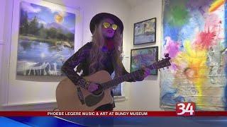 Phoebe Legere brings her music and art to Bundy Museum