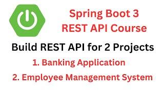 Build 2 Spring Boot REST API Projects | Build REST API with Spring Boot 3 | 3 Hours Full Course 2024