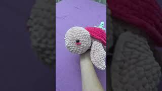 #funny #crochet cute strawberry turtle!! Lmk if u need a tutorial on anything!!