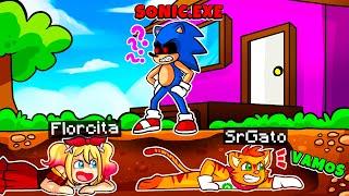 ¡ENTRAMOS A LA CASA DE SONIC.EXE!  ¿QUE ES LO QUE ESCONDE?  | SRGATO X FLOR VS SONIC.EXE MINECRAFT