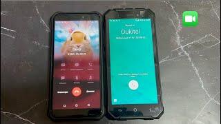 Two Waterproof Phones Incoming Call Oukitel Vs Dexp Gues Models
