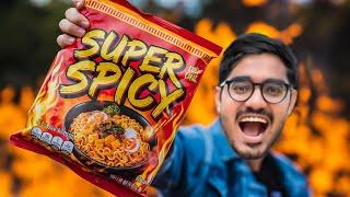 We Tasted World s Super Spicy Noodles   Made In Korea