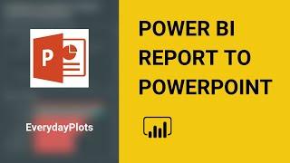 Export Power BI Report to a PowerPoint PPT