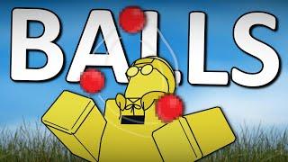 PLAYING WITH BALLS ON ROBLOX... (BLADE BALL)