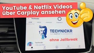 So kannst Du über Carplay YouTube Videos ohne Jailbreak ansehen