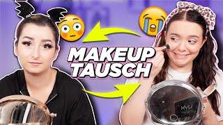 MAKEUP TAUSCH!  Beste Freundinnen tauschen Makeup Routinen! 